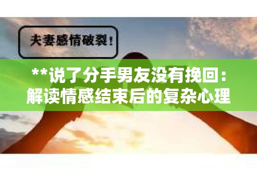 **说了分手男友没有挽回：解读情感结束后的复杂心理与现实**