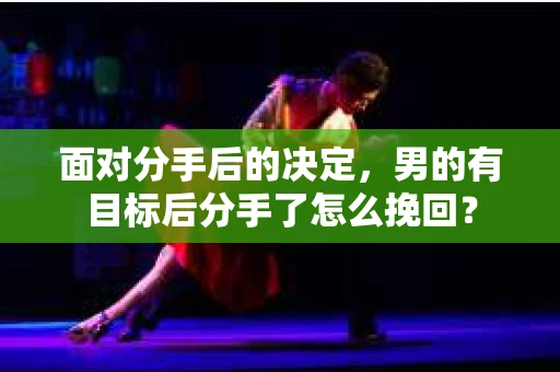 面对分手后的决定，男的有目标后分手了怎么挽回？