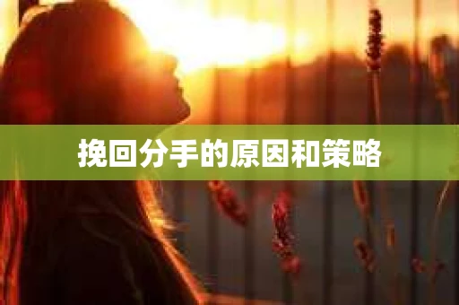 挽回分手的原因和策略