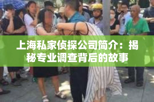 上海私家侦探公司简介：揭秘专业调查背后的故事