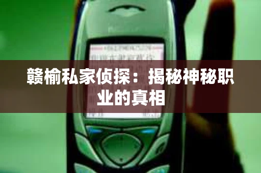 赣榆私家侦探：揭秘神秘职业的真相