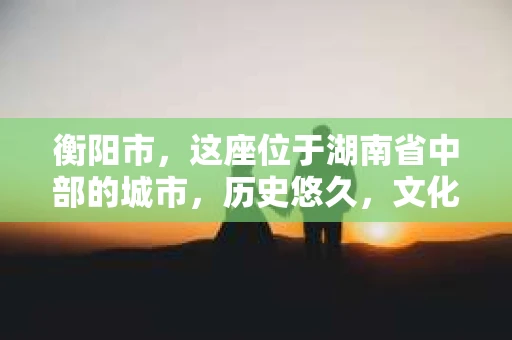 衡阳市，这座位于湖南省中部的城市，历史悠久，文化底蕴深厚。随着社会的发展，人们对于个人隐私的保护意识逐渐增强，私家侦探机构也应运而生。那么，衡阳市是否有私家侦探机构呢？今天，我们就来聊聊这个话题。
