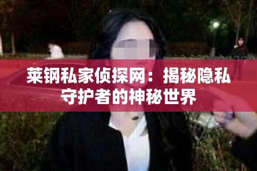 莱钢私家侦探网：揭秘隐私守护者的神秘世界