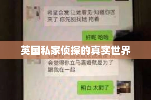英国私家侦探的真实世界