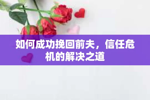 如何成功挽回前夫，信任危机的解决之道
