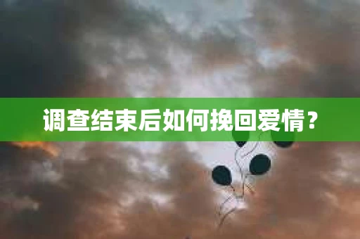 调查结束后如何挽回爱情? 调查结束后如何挽回爱情?