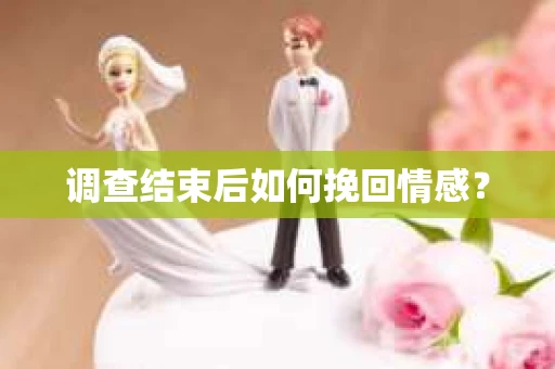 调查结束后如何挽回情感？