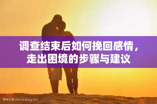 调查结束后如何挽回感情，走出困境的步骤与建议