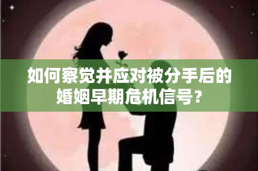 如何察觉并应对被分手后的婚姻早期危机信号？